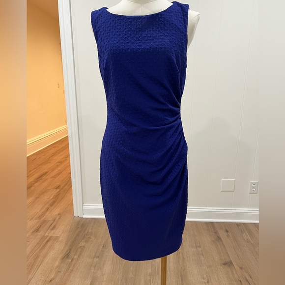 Bisou Bisou Dresses & Skirts - Bisou Bisou Michele Bohnot Ruched Dress Size 10